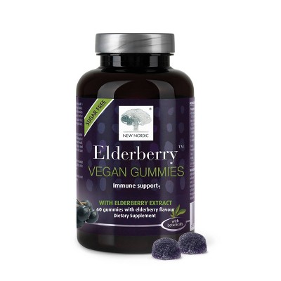 5% off 60-ct. New Nordic elderberry vegan gummies