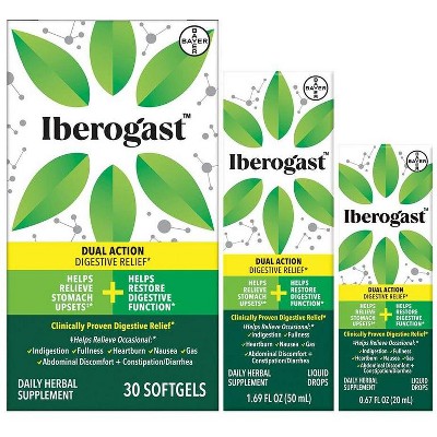 Save $3.00 on any ONE (1) Iberogast™ Liquid Drops or Soft Gels