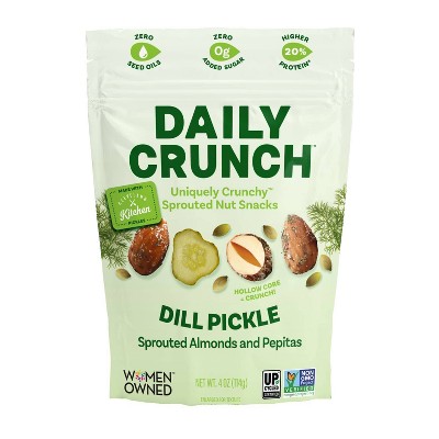 $1.50 off 5 & 4-oz. Daily Crunch nashville hot & dill pickle sprouted almonds