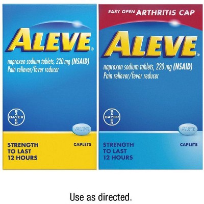 Save $1.50 on any ONE (1) Aleve® product 20ct or larger (excludes Aleve-D®)