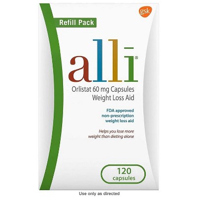 Save $12.00 on any ONE (1) alli® 60ct Product or 120ct Refill Pack Product