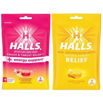 $1.00 OFF when you buy ONE (1) HALLS Cough Drops (20 ct. or larger)