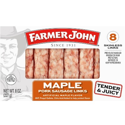 Buy 1, get 1 25% off Farmer John pork sausage links - 8oz/8ct