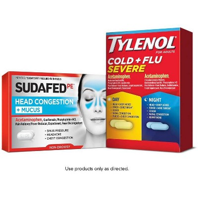 Save $2.00 on any ONE (1) Adult TYLENOL® Cold OR TYLENOL® Sinus OR Adult SUDAFED® product