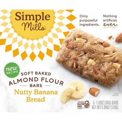 15% off 5-ct. Simple Mills soft baked almond flour bars