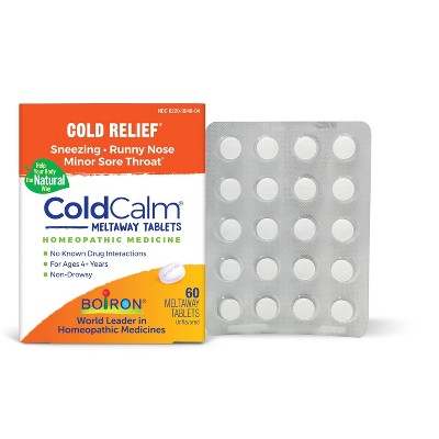 $1 off Boiron ColdCalm cold relief, sneezing, runny nose & minor sore throat tablets