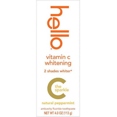 SAVE $3.00 On any ONE (1) hello® Vitamin C Whitening Toothpaste with Fluoride