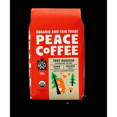 20% off 12-oz. Peace Coffee bagged