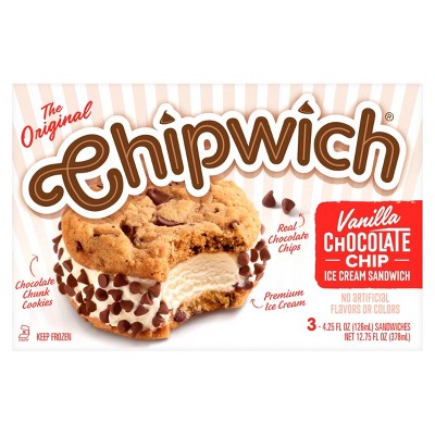 10% off 3-ct Chipwich frozen vanilla chocolate chip ice cream sandwich