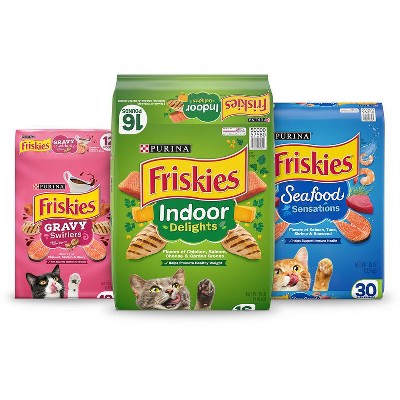 SAVE $3.00 on ONE (1) 12lb or larger bag of Friskies® Dry Cat Food