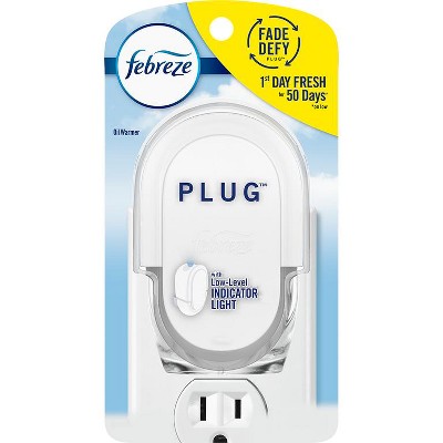 Save $3.30 ONE Febreze Plug Scented Oil Warmer (excludes trial/travel size).