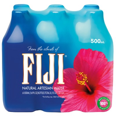 $5.99 price on FIJI Natural Artesian water - 6pk/16.9 fl oz bottles