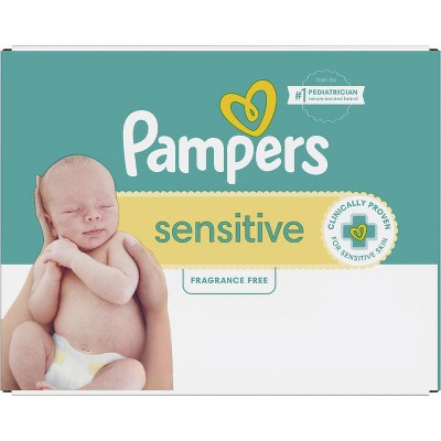 Save $3.00 ONE Pampers Sensitive Wipes 1008 count.