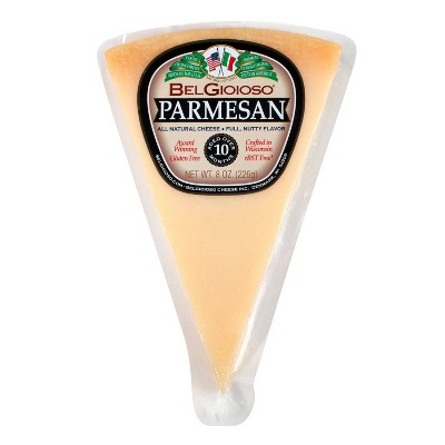 10% off 8-oz. Belgioioso parmesan cheese wedge