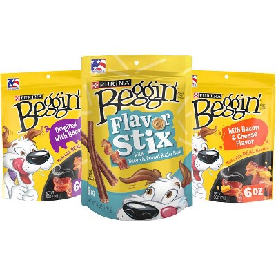SAVE $1.50 on ONE (1) 6 oz or larger pouch of Beggin'® Dog Treats