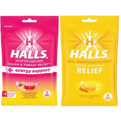 $1.00 OFF when you by ONE (1) HALLS Cough Drops (20 ct. or larger)