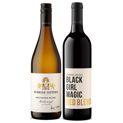 Earn a $5.00 rebate on the purchase of any TWO (2) 750ml bottles of McBride Sisters Collection or Black Girl Magic wines.
A rebate from BYBE will be sent to the email associated with your account. Maximum of twelve eligible rebates.
