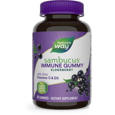 20% off 24 & 60-ct. Nature's Way sambucus elderberry immune gummies