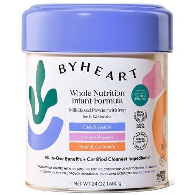 10% off ByHeart whole nutrition infant powder formula