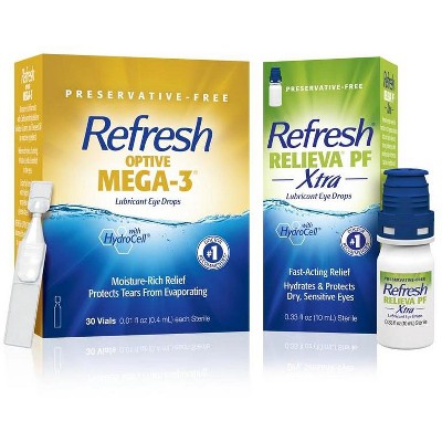 $5.00 OFF on ONE (1) Refresh Optive Mega-3® or Refresh® Relieva® PF Xtra product