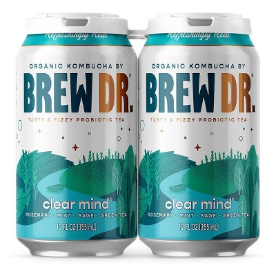 $1.50 off 4-pk. 12-fl oz. Brew Dr. kombucha