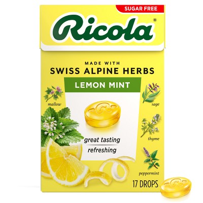 10% off 17-ct. Ricola sugar free lemon mint - on the go box