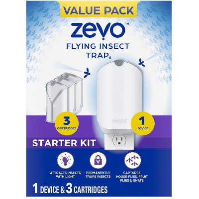 Save $5.00 ONE Zevo Trap Starter Kit + 3 Cartridges.