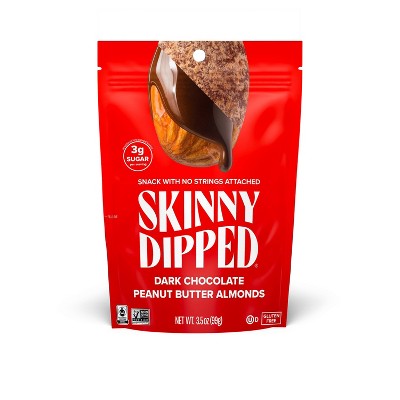 $1 off 3.5 & 3.17-oz. SkinnyDipped dark chocolate almonds & bites