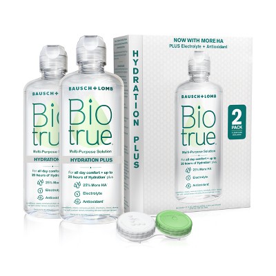 $6 off 20-fl oz. Biotrue hydration plus contact lens solution