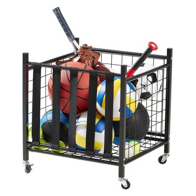 5% off LUGO sports equipment storage cart with elastic straps and wheels