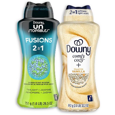 Save $0.50 ONE Downy Comfy Cozy or Infusions In-Wash Scent Booster Beads 13-32.2 oz (excludes Downy Liquid Fabric Softener, Downy In-Wash Scent Beads 8.6-30.1oz and trial/travel size)