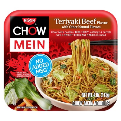 $1.29 price on Nissin Chow Mein Teriyaki beef - 4oz