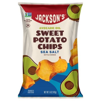 25% off 5-oz Jackson's avocado oil sweet potato chips