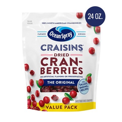 15% off select Ocean Spray dried cranberries