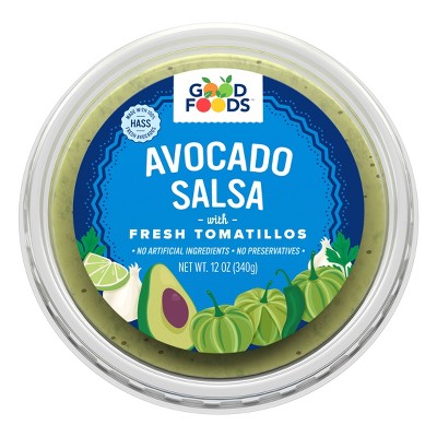 $3.99 price on Good Foods tomatillo avocado salsa - 12oz