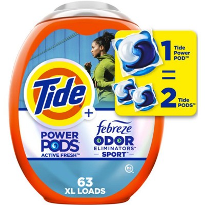 Save $2.00 ONE Tide Power PODS Laundry Detergent Pacs 63 ct (excludes Tide Liquid, Tide Powder, Tide Simply, Studio by Tide, Tide Simply PODS, Tide Rescue and trial/travel size)