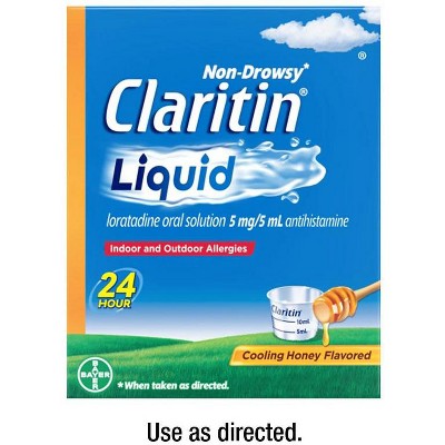 Save $4.00 on any ONE (1) Non-Drowsy Claritin® Cooling Honey Flavored Liquid 2.7oz or larger