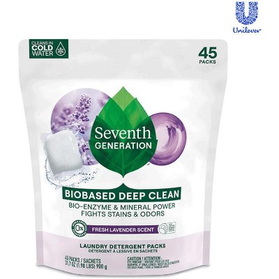 Save $1.00 on ONE (1) Seventh Generation Laundry Pods (Lavender scent, 45 count)