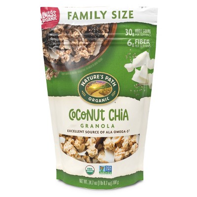 20% off 24.7-oz. Nature's Path organic coconut chia granola