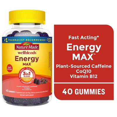 25% off 40-ct. Nature Made wellblends energy max time gummies