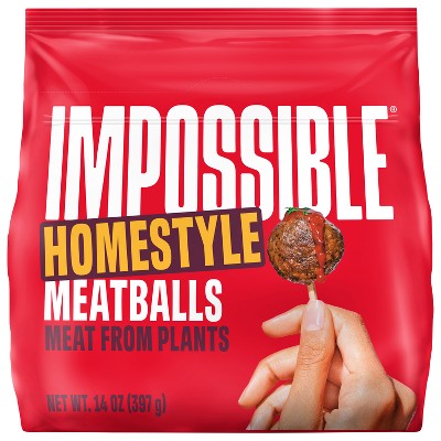 $6.99 price on 12.8 & 14-oz. Impossible plant based meatballs