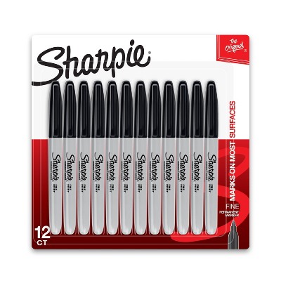 20% off Sharpie 12pk permanent markers finetip black