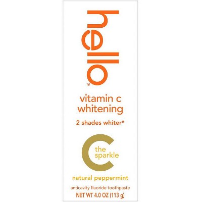 $3.00 On any ONE (1) hello® Vitamin C Whitening Toothpaste with Fluoride