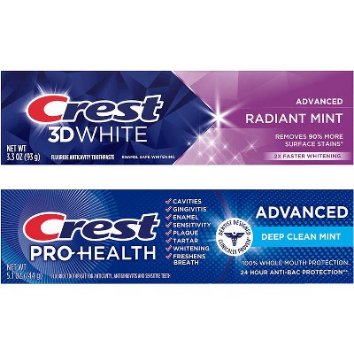 Save $2.00 ONE Crest Toothpaste 2.4 oz or more (excludes Crest Cavity, Regular, Base Baking Soda, Tartar Control/Protection, F&W Pep Gleem, Aligner Care, Kids, More Free packs, Multi packs, and trial/travel size).