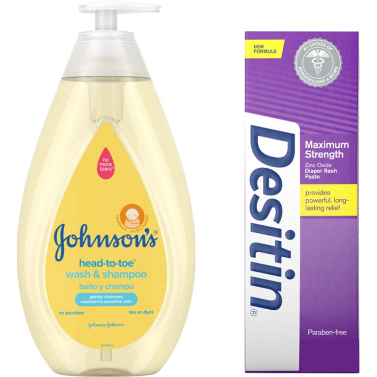 Save $1.00 off any ONE (1) JOHNSON'S® Baby or DESITIN® Product (excluding trial & travel sizes, gift sets, bars, and safety swabs)