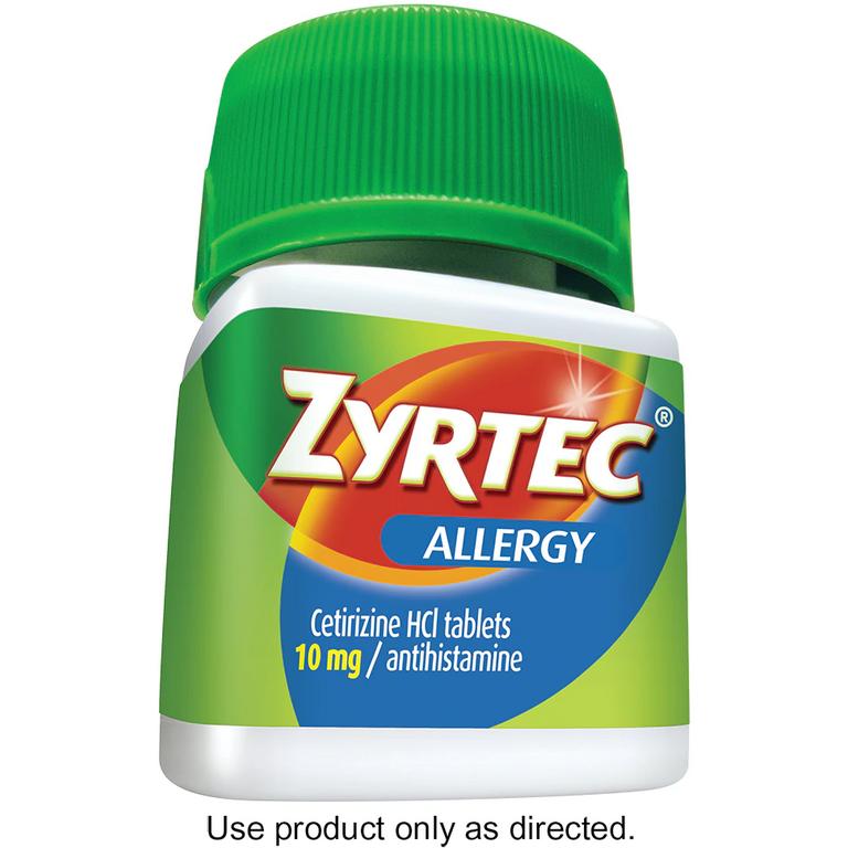 Save $10.00 when you buy ONE (1) Adult ZYRTEC® allergy product, any variety (90ct).