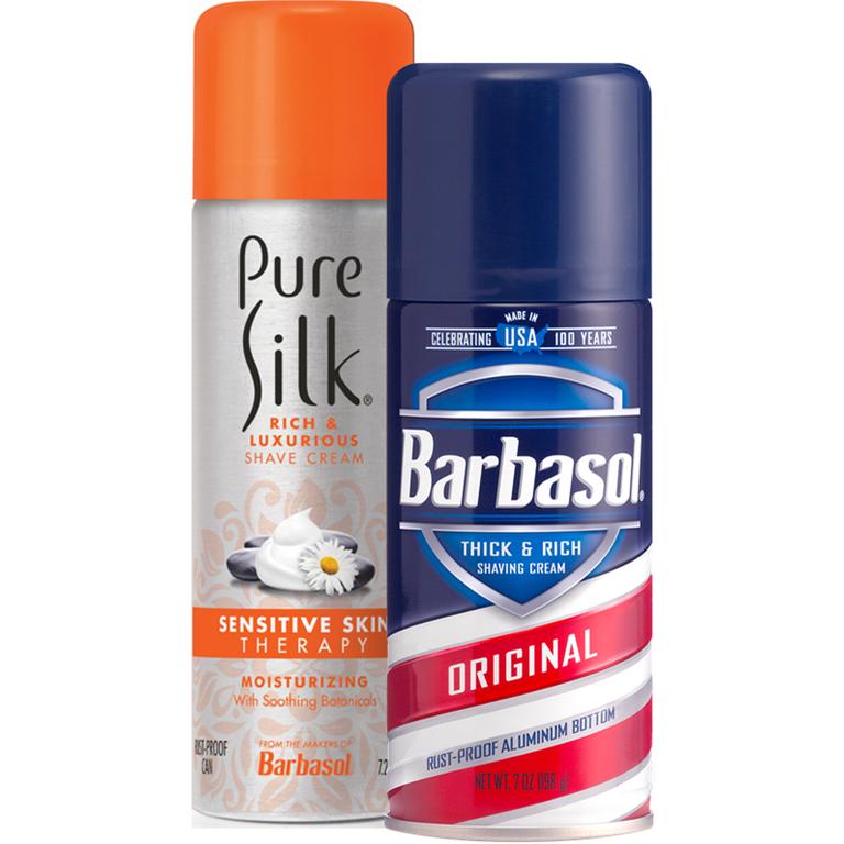 $1.00 OFF any ONE (1) Barbasol or Pure Silk shaving cream 7oz or larger (excludes travel).