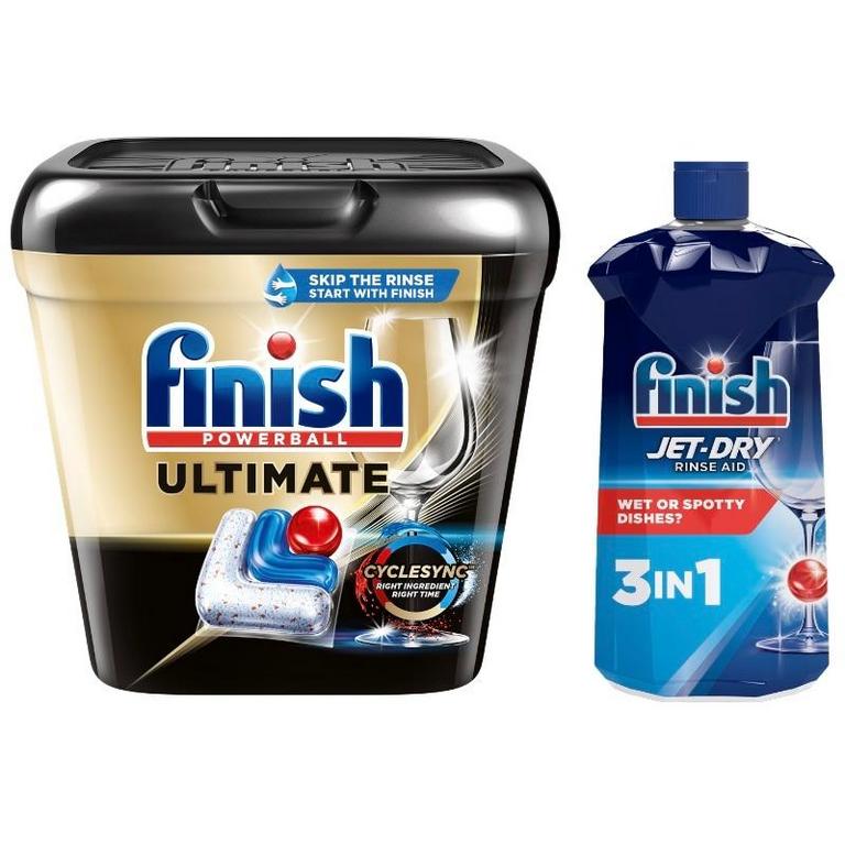 Save $2.00 on Any ONE (1) Finish® Dishwasher Detergent (Ultimate 17 ct. & lower or Quantum® 24 ct. & lower) or JET-DRY® Rinse Aid (16 oz. & lower)