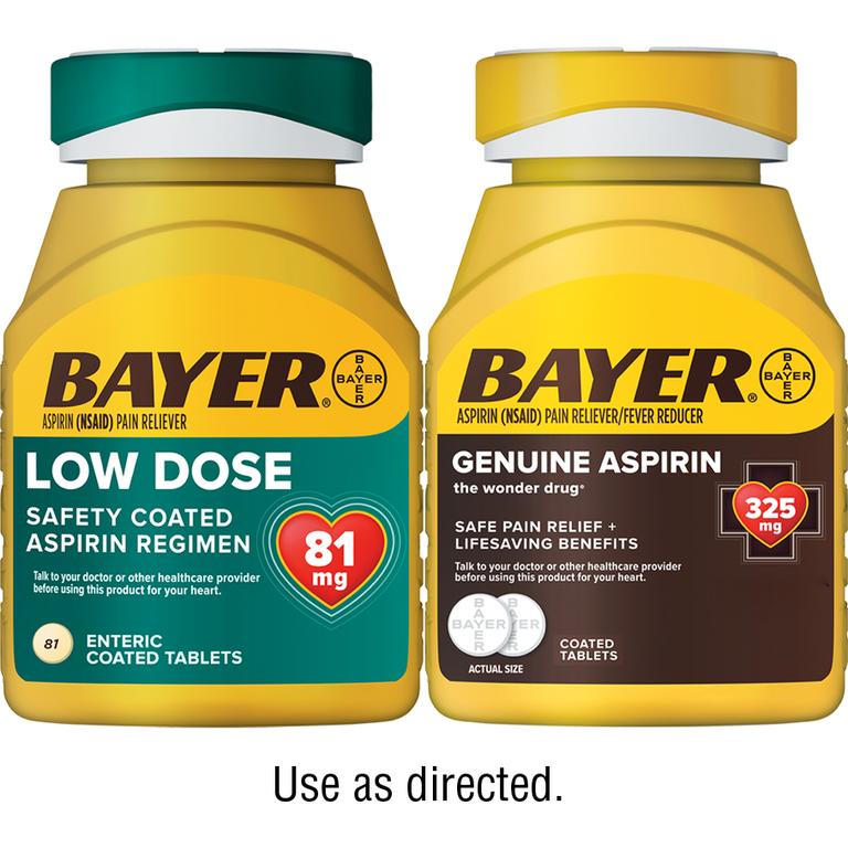 Save $1.00 on any ONE (1) Bayer® Aspirin 50ct or larger
