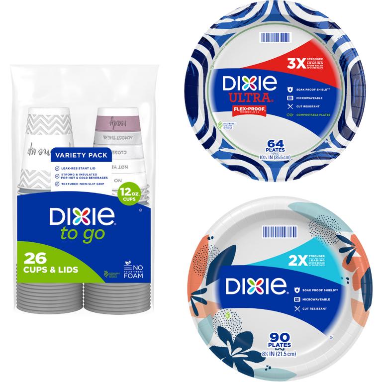 Save $1.00 off any ONE (1) package of Dixie® Plate, Bowls, or Cups